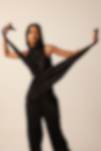 Black Tencel Crop Top by Aroka at Pernia's Pop Up Shop