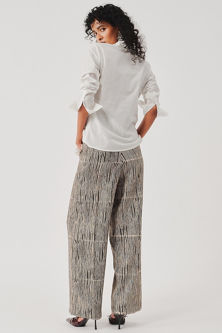 White Organic Cotton Shirt by Aroka at Pernia's Pop Up Shop