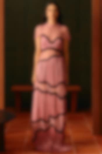 Dusty Rose Pink Modal Satin Wedding Gown by Aroka at Pernia's Pop Up Shop