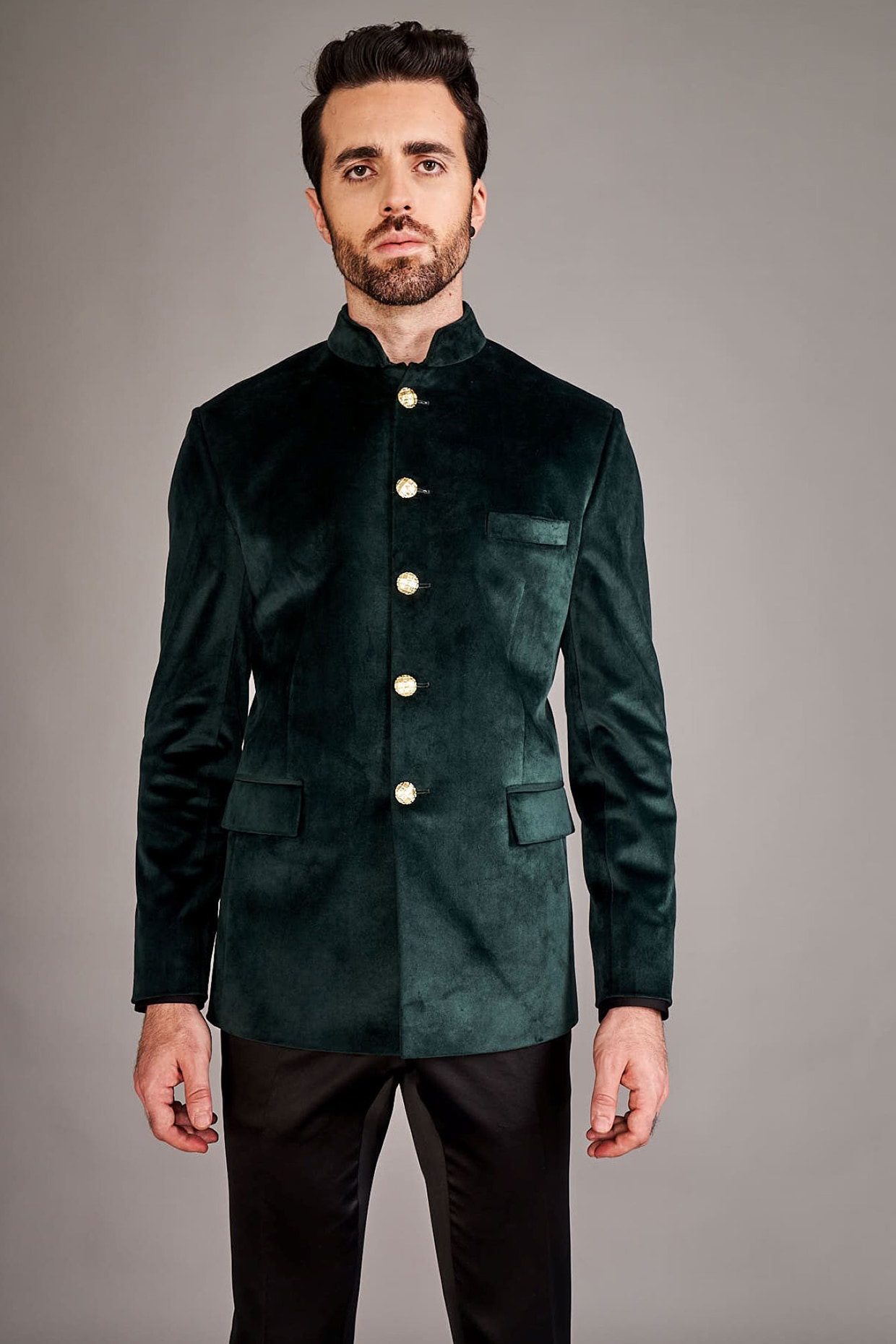 Velvet 2025 bandhgala jacket