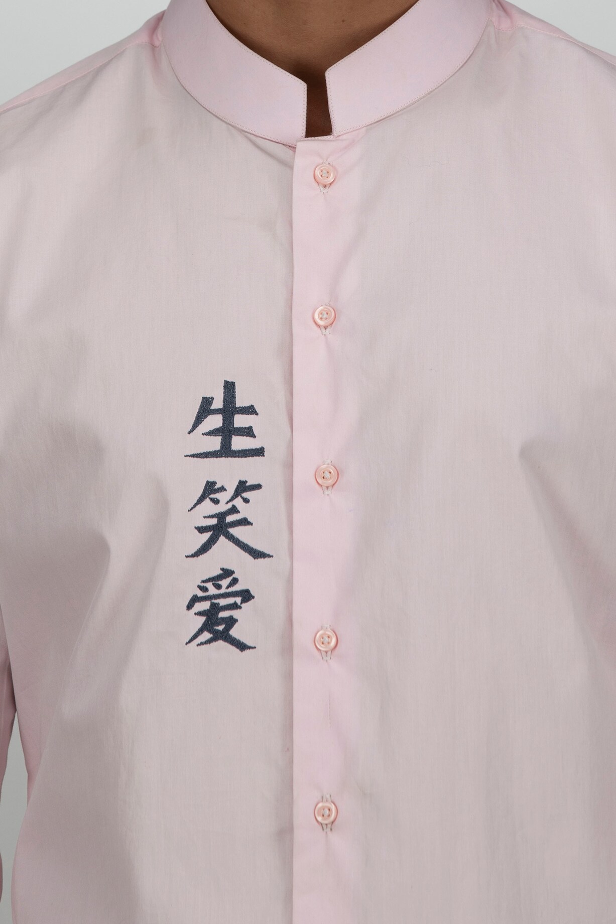 Light Pink Cotton Shirt by Armen & Co