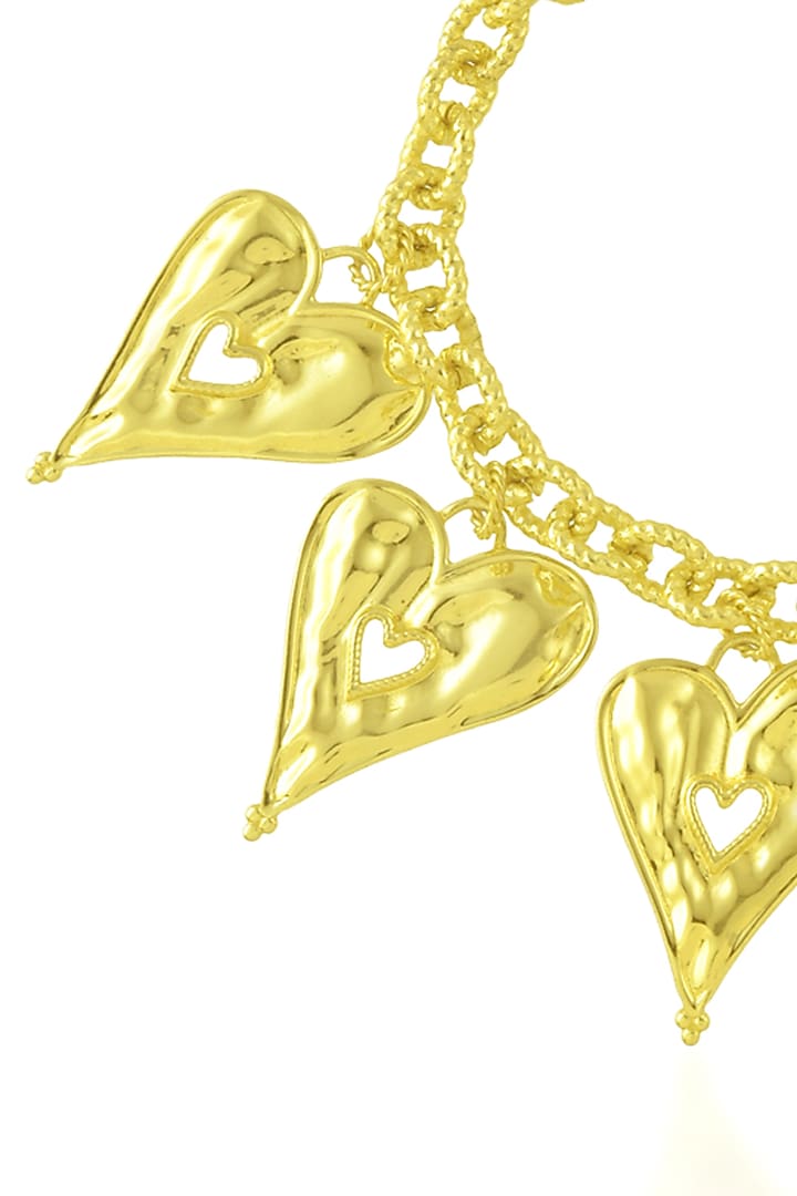 Gold Plated (Water Resistance Premium Plating) Textured Heat Bracelet by Arvino at Pernia's Pop Up Shop