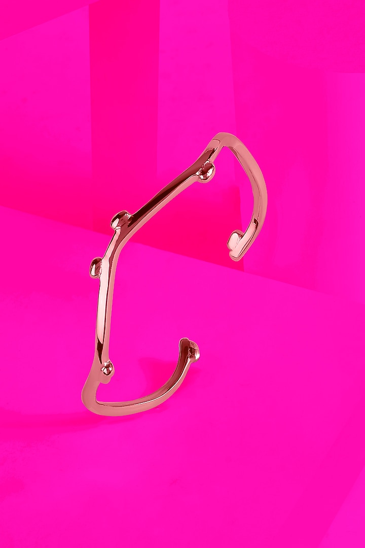 Rose Gold Finish Fragment Cuff by Arvino at Pernia's Pop Up Shop