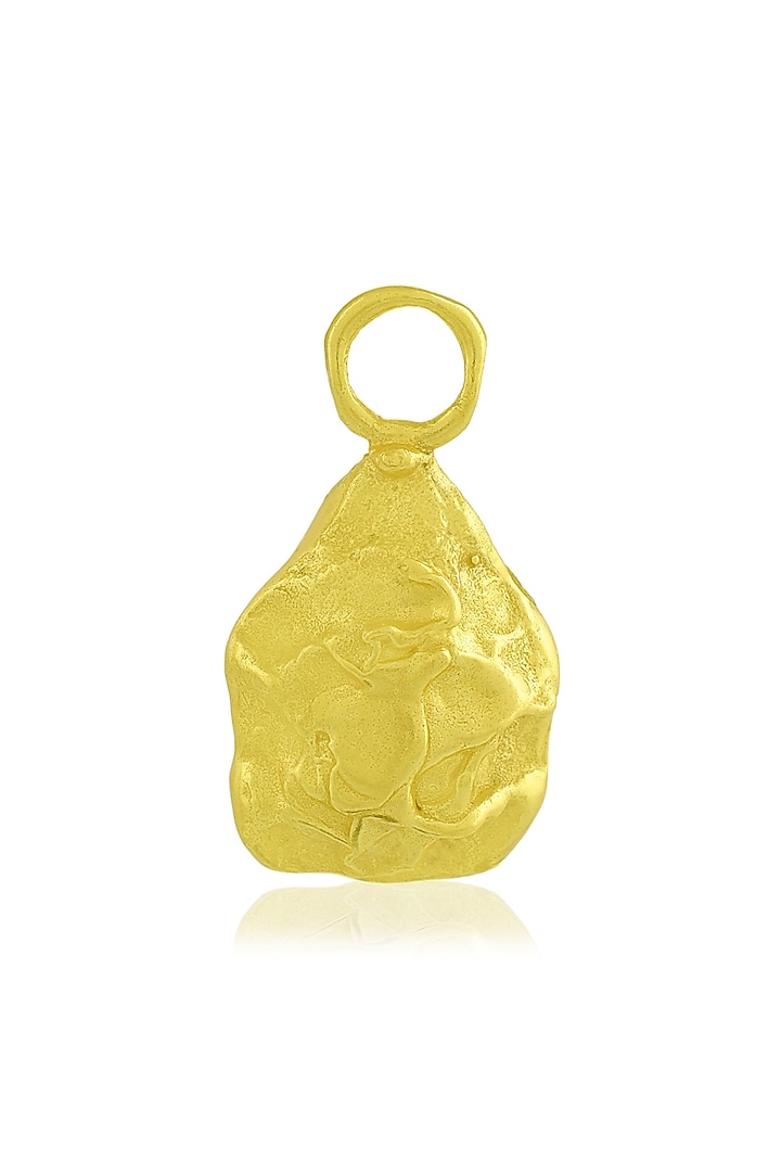 Gold Finish Nugget Charm by ARVINO at Pernia's Pop Up Shop