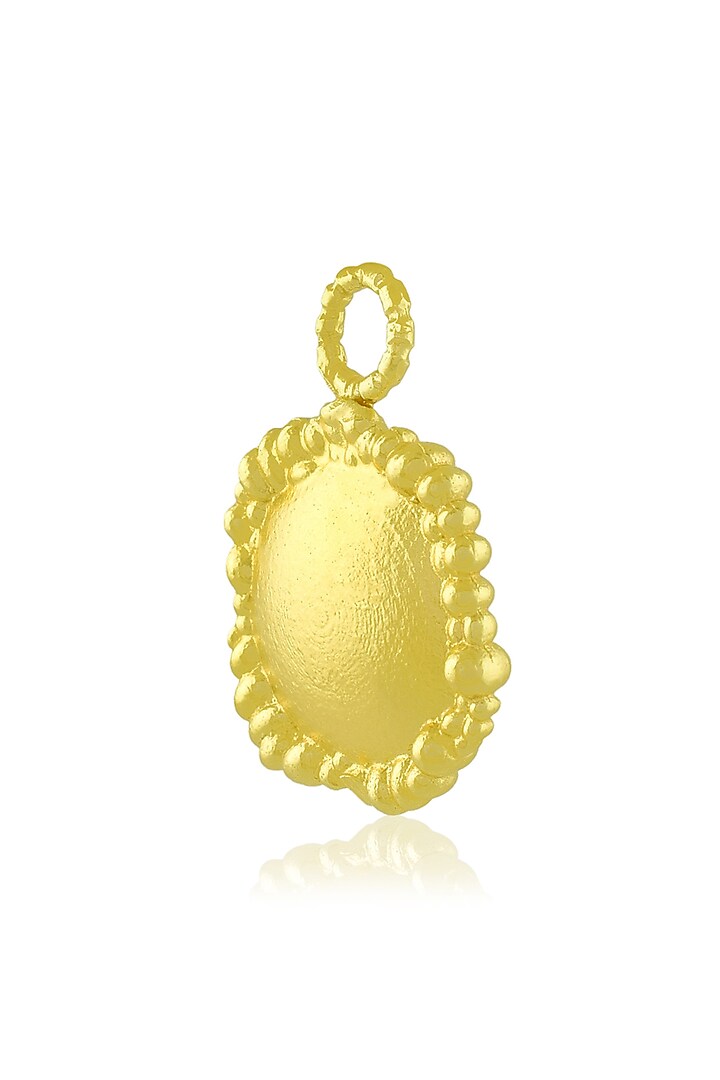 Gold Finish Granulated Signature Charm by ARVINO at Pernia's Pop Up Shop