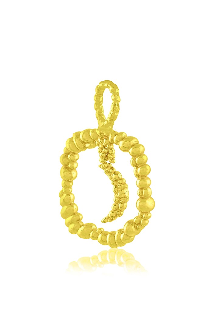 Gold Finish Granulated Moon Charm by ARVINO at Pernia's Pop Up Shop