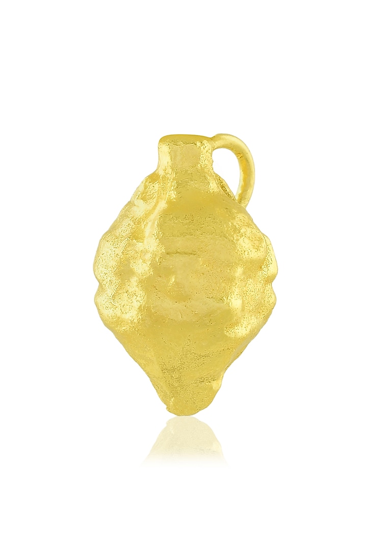 Gold Finish Ethical Nugget Charm by ARVINO at Pernia's Pop Up Shop
