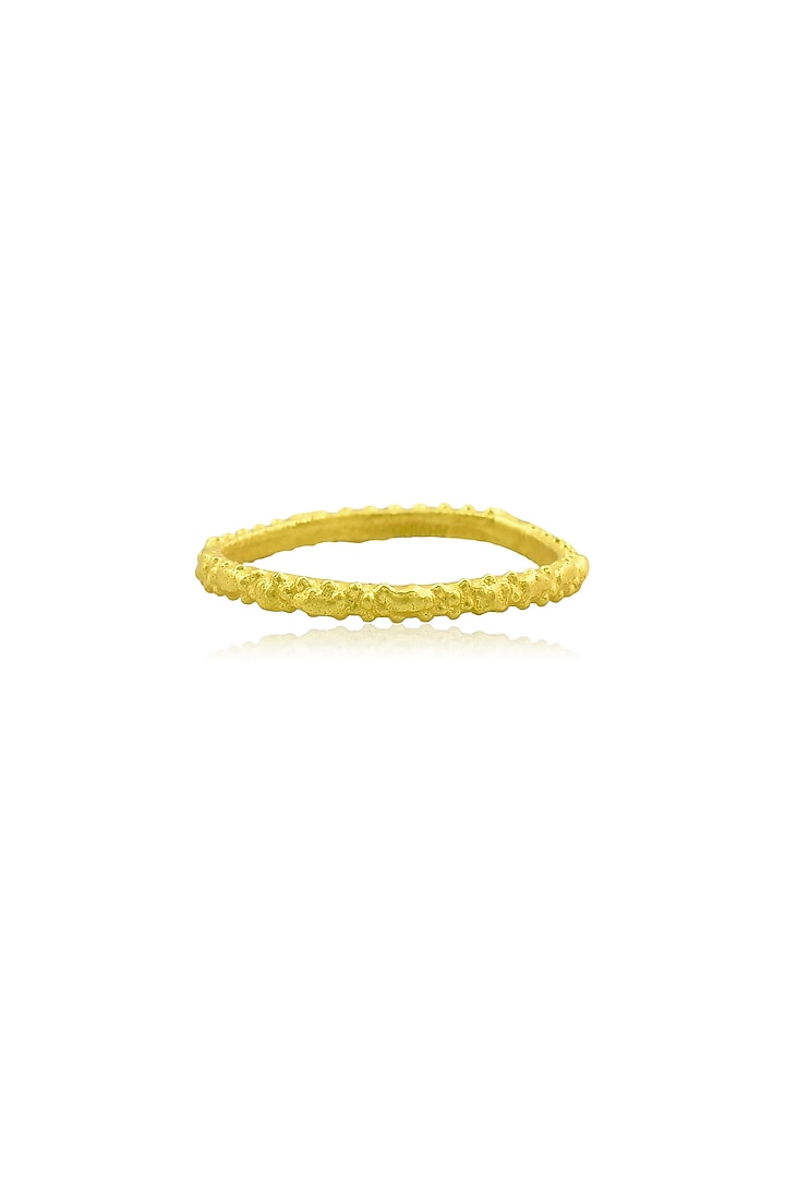 Multi-Tone Finish Recycled Bronze Rings (Set Of 4) by Arvino at Pernia's Pop Up Shop