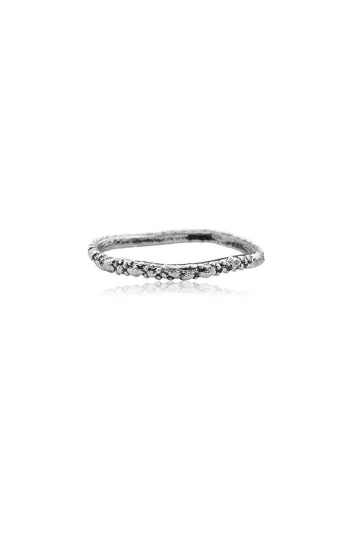 Multi-Tone Finish Recycled Bronze Rings (Set Of 4) by Arvino at Pernia's Pop Up Shop