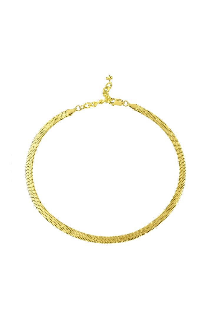Gold Plated Snake Chain Necklace by ARVINO at Pernia's Pop Up Shop