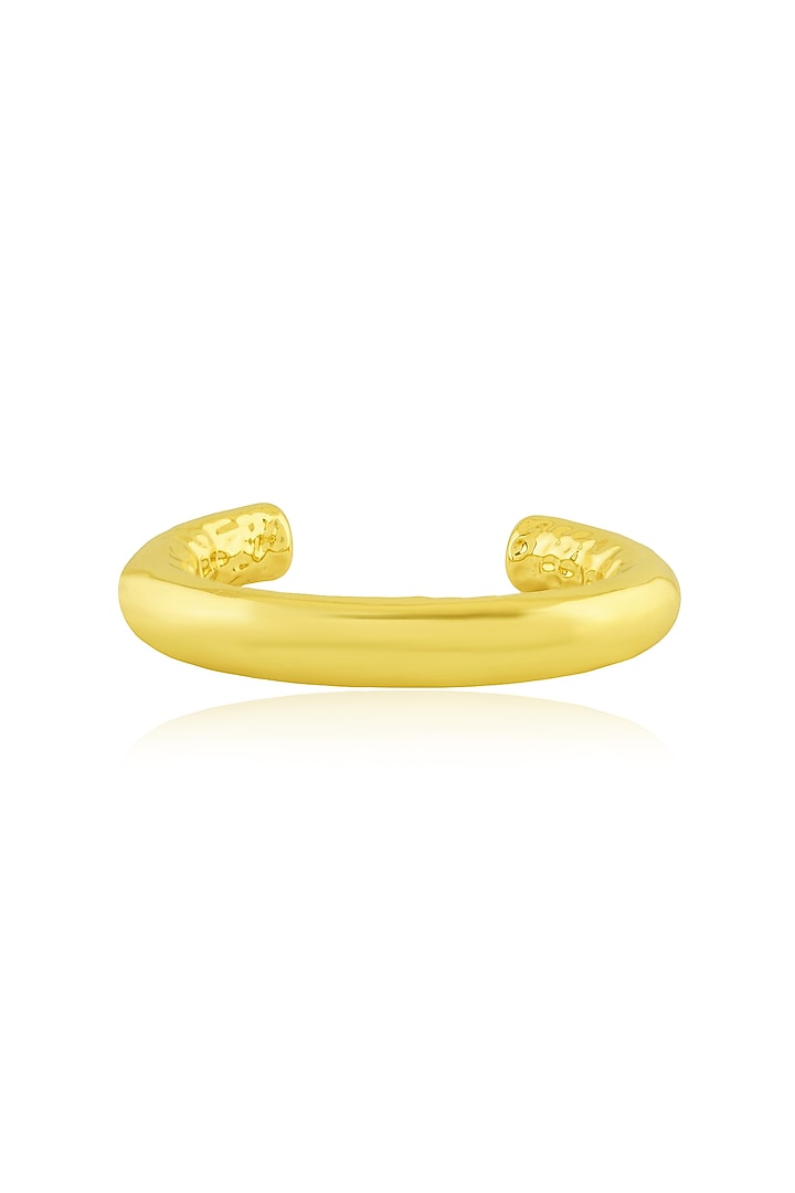 Gold Finish Inlay Cuff Bangle by Arvino at Pernia's Pop Up Shop