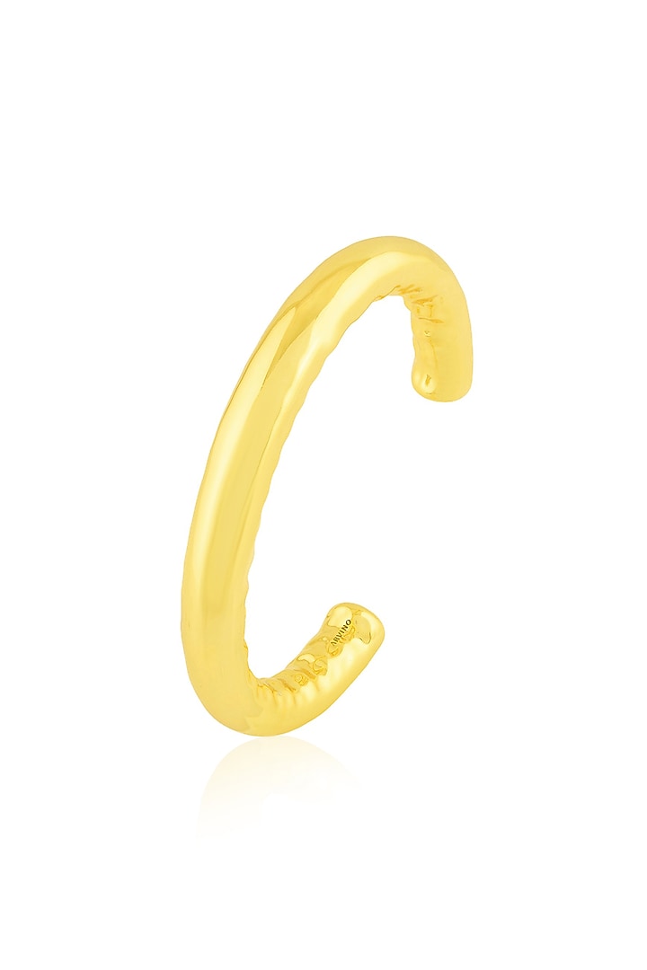 Gold Finish Inlay Cuff Bangle by Arvino at Pernia's Pop Up Shop
