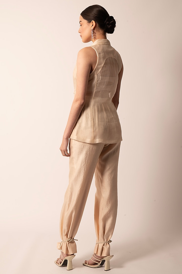 White Silk Co-Ord Set by AROHI at Pernia's Pop Up Shop