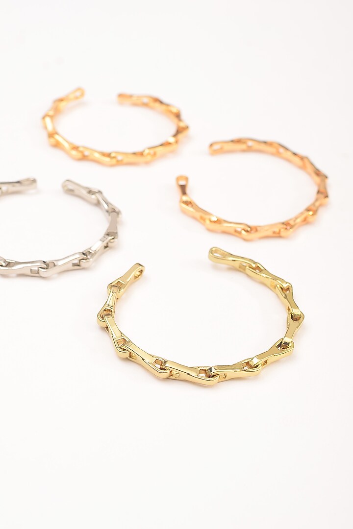 Gold Plated Double Link Bracelet by Arqa at Pernia's Pop Up Shop