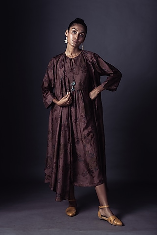 Grey Printed Jacket Dress by ARTE-ALTER