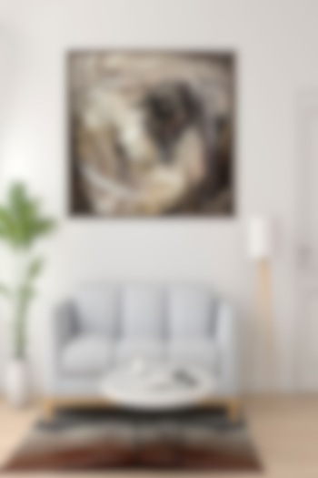 Multi-Colored Canvas & Wood Wall Painting by The Art House at Pernia's Pop Up Shop