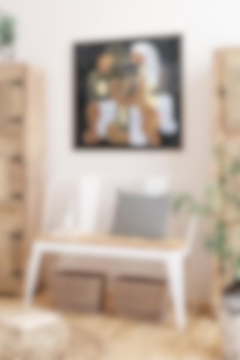 Multi-Colored Canvas & Wood Wall Painting by The Art House at Pernia's Pop Up Shop