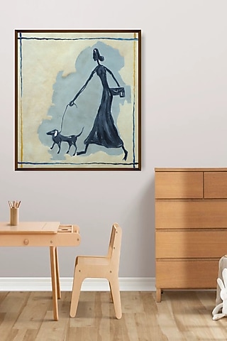 Multi-Coloured Canvas Wall Painting by The Art House