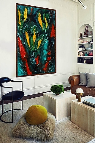 Multi-Coloured Canvas Wall Painting by The Art House