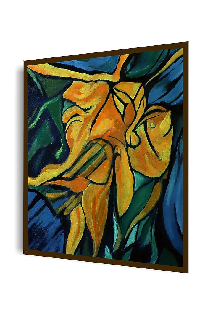 Multi-Coloured Canvas Wall Painting by The Art House at Pernia's Pop Up Shop