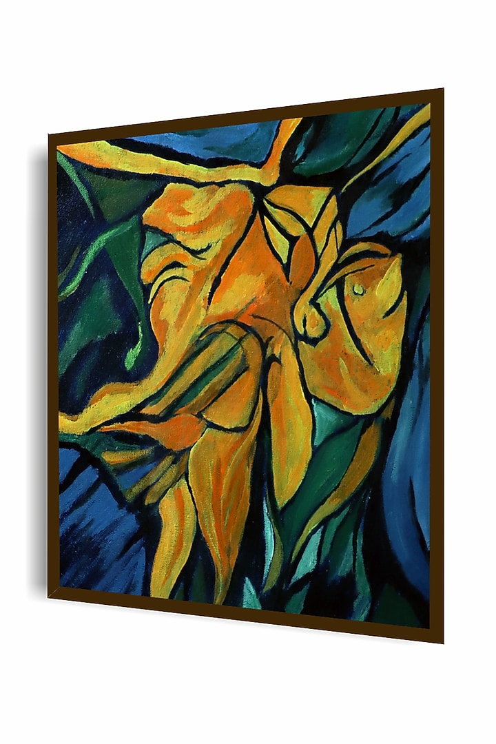 Multi-Coloured Canvas Wall Painting by The Art House at Pernia's Pop Up Shop