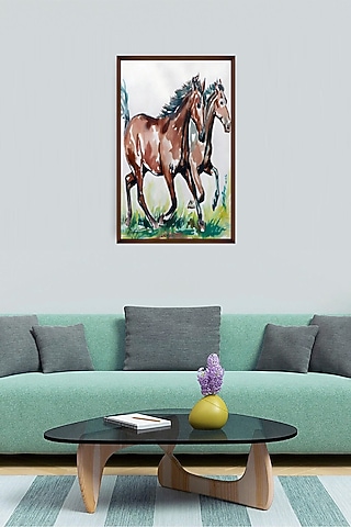 Multi-Coloured Canvas Wall Painting by The Art House