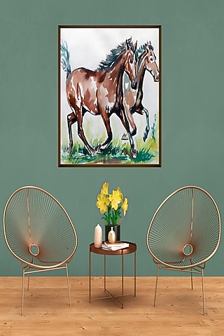 Multi-Coloured Canvas Wall Painting by The Art House