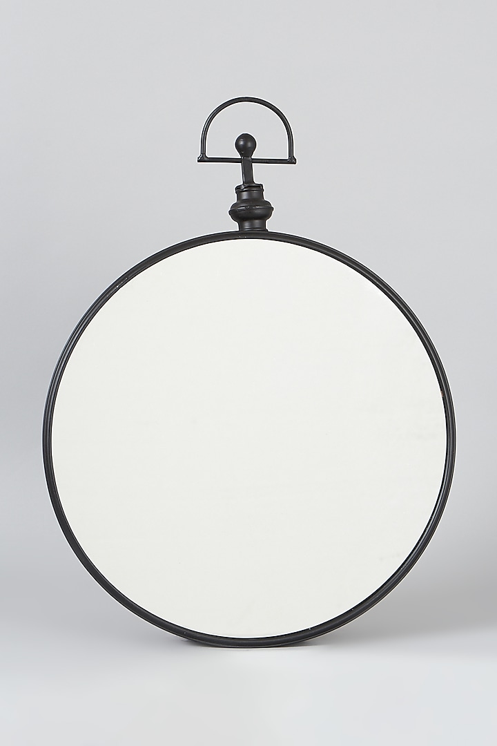 Black Iron Wall Mirror by Artisans Rose at Pernia's Pop Up Shop