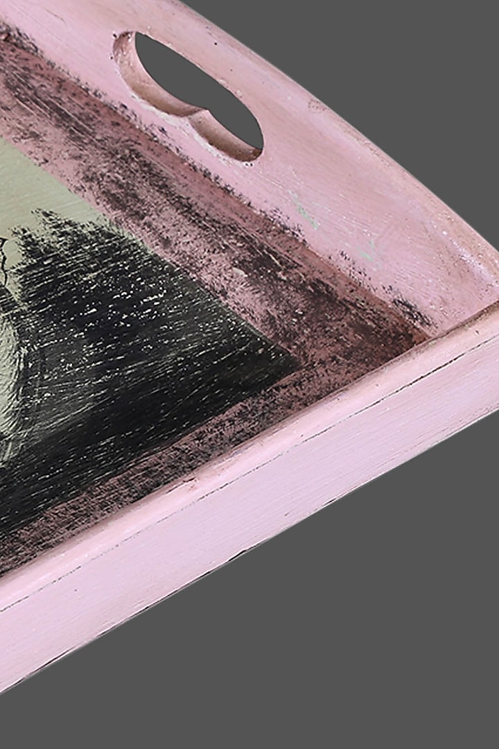 Multi-Colored Wooden Tray by Artisans Rose at Pernia's Pop Up Shop