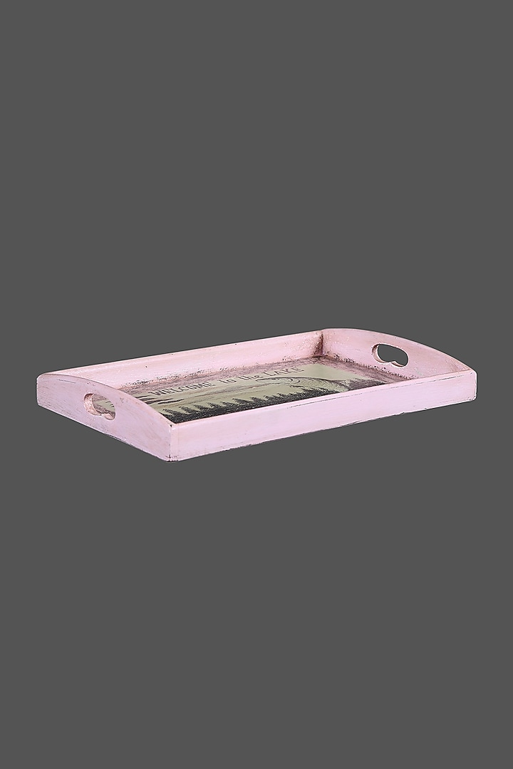 Multi-Colored Wooden Tray by Artisans Rose at Pernia's Pop Up Shop