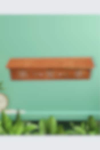 Brown Mangowood & MDf Wall Rack by Artisans Rose at Pernia's Pop Up Shop