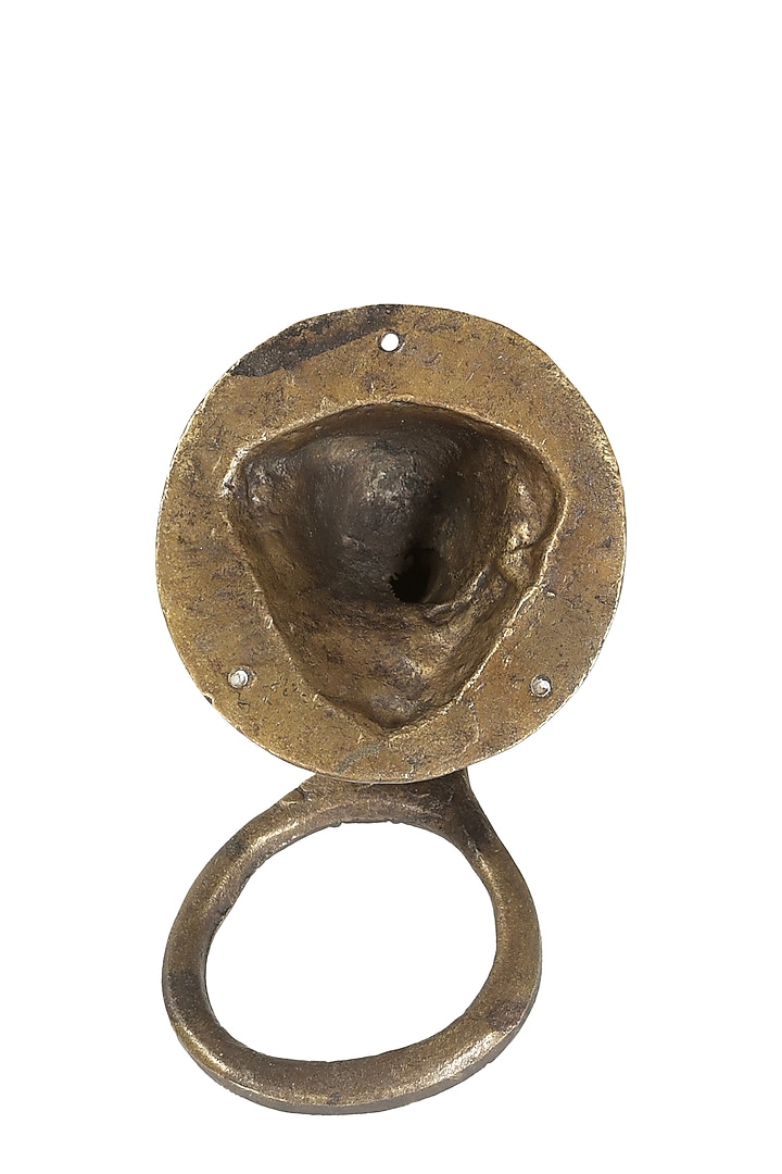 Gold Brass Elephant Handle by Artisans Rose at Pernia's Pop Up Shop