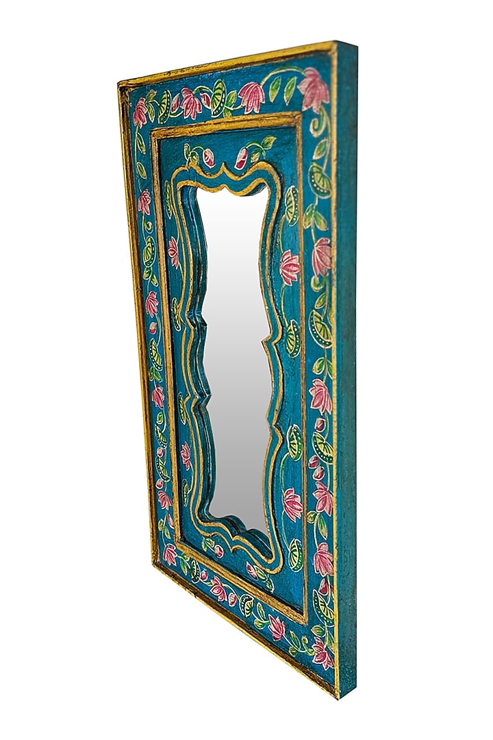 Multi-Colored Recycled Wood Mirror by Artisans Rose at Pernia's Pop Up Shop
