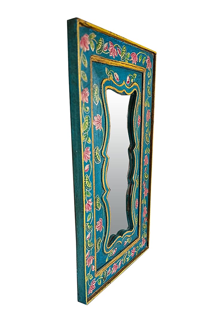 Multi-Colored Recycled Wood Mirror by Artisans Rose at Pernia's Pop Up Shop