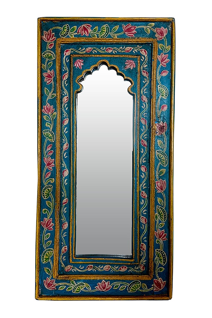 Multi-Colored Recycled Wood Mirror by Artisans Rose at Pernia's Pop Up Shop