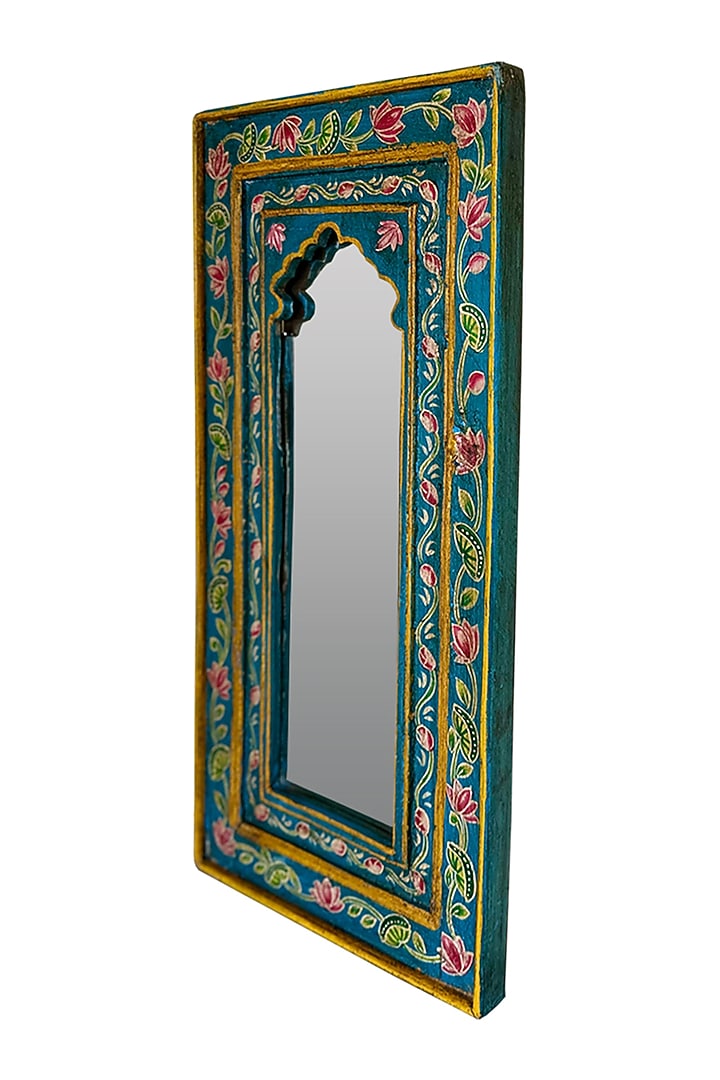 Multi-Colored Recycled Wood Mirror by Artisans Rose at Pernia's Pop Up Shop