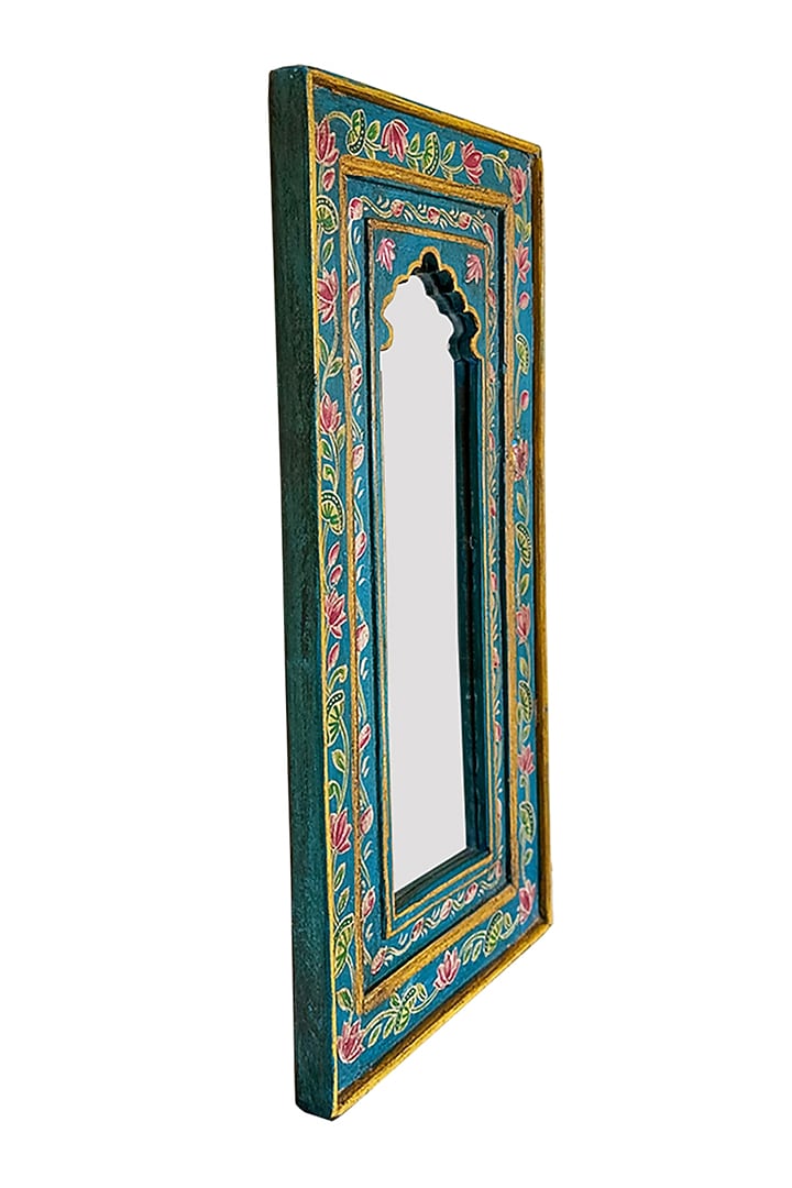 Multi-Colored Recycled Wood Mirror by Artisans Rose at Pernia's Pop Up Shop