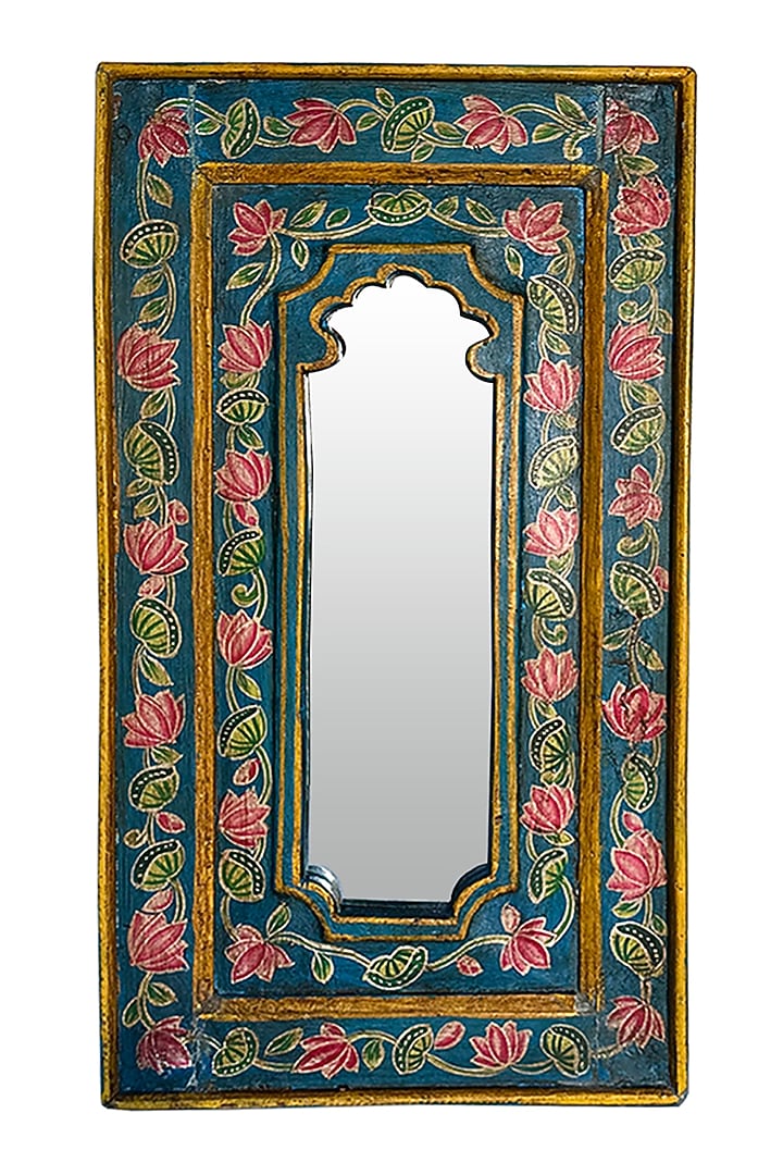 Multi-Colored Recycled Wood Mirror by Artisans Rose at Pernia's Pop Up Shop