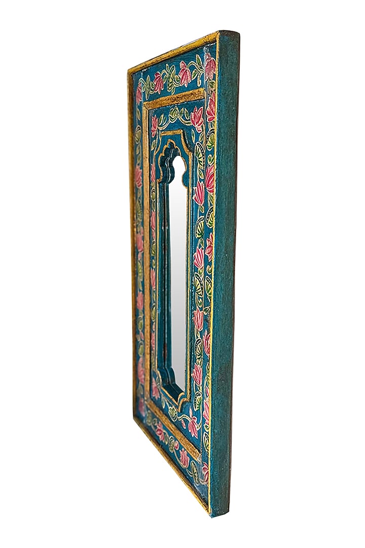 Multi-Colored Recycled Wood Mirror by Artisans Rose at Pernia's Pop Up Shop
