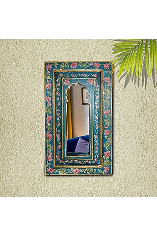 Multi-Colored Recycle Wood Mirror by Artisans Rose