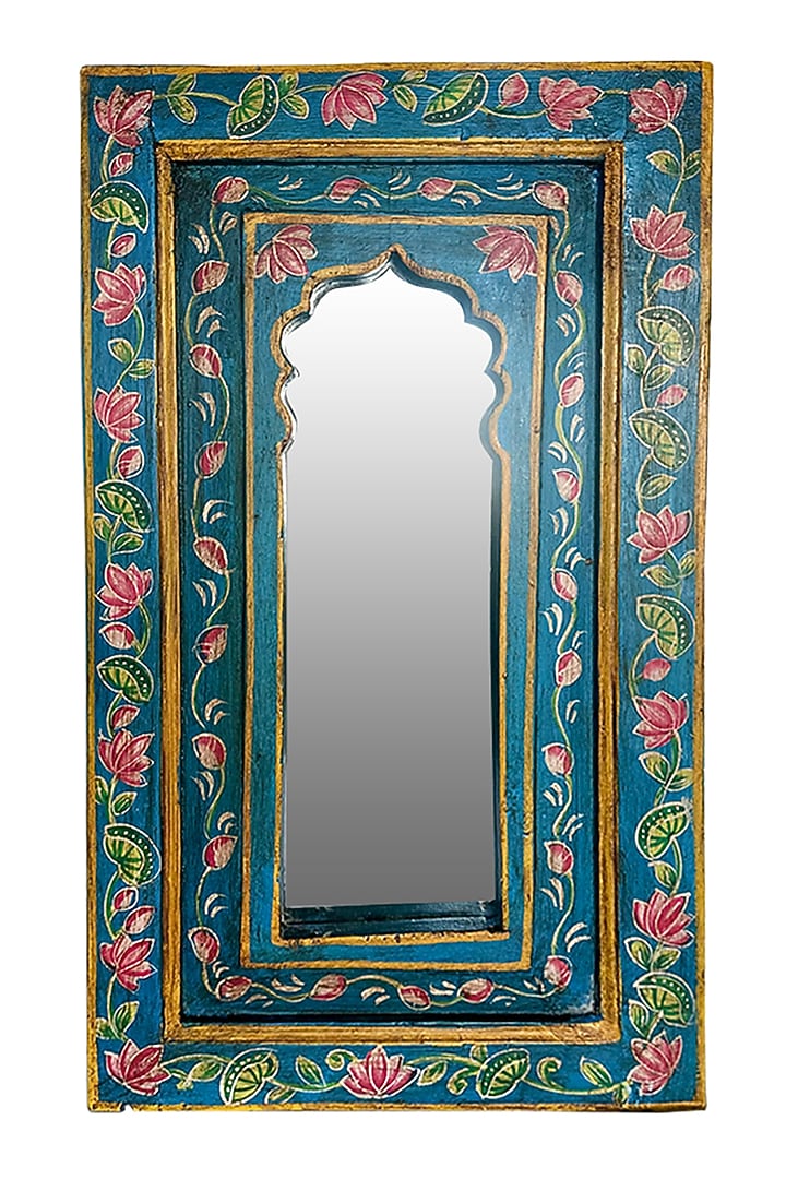 Multi-Colored Recycle Wood Mirror by Artisans Rose at Pernia's Pop Up Shop