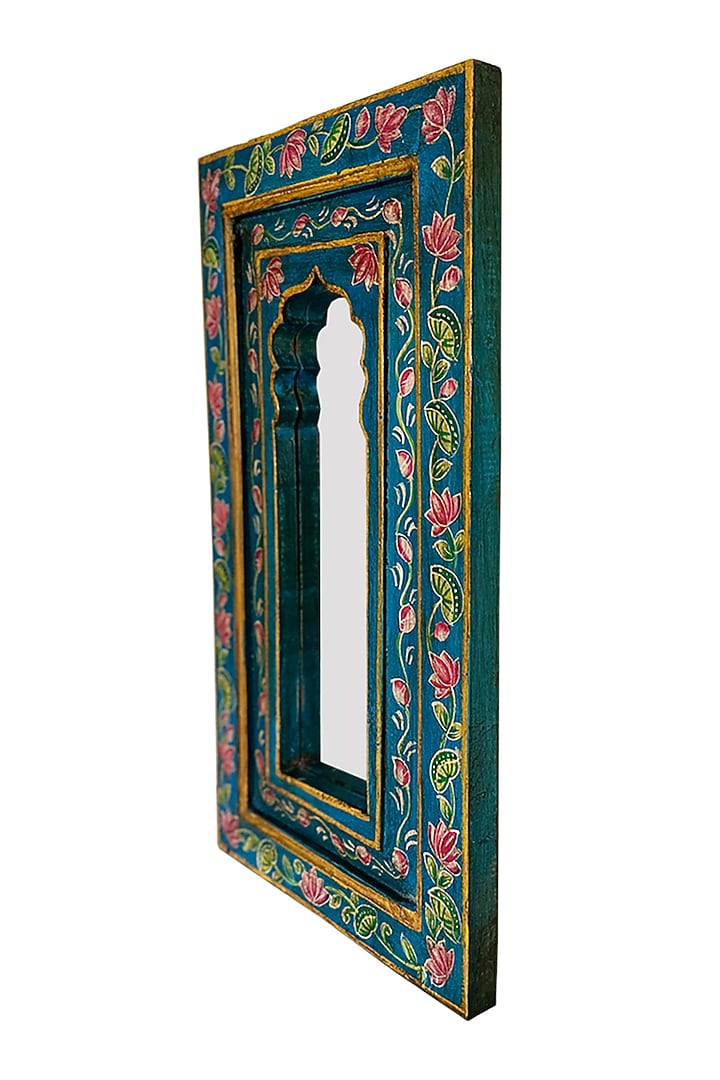 Multi-Colored Recycle Wood Mirror by Artisans Rose at Pernia's Pop Up Shop