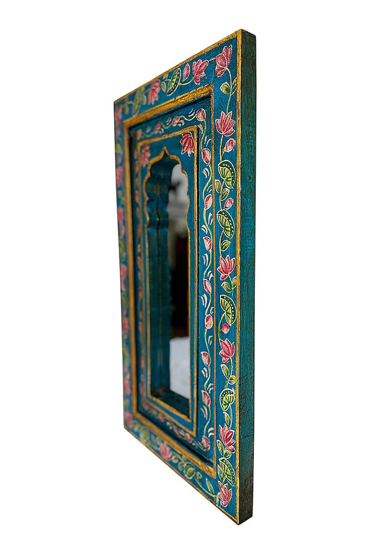 Multi-Colored Recycle Wood Mirror by Artisans Rose at Pernia's Pop Up Shop