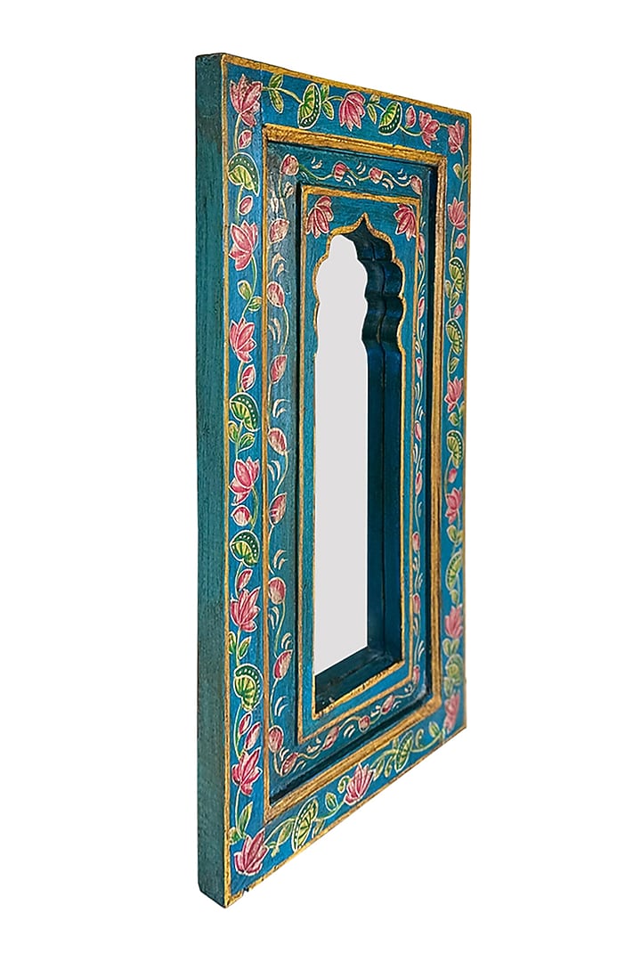 Multi-Colored Recycle Wood Mirror by Artisans Rose at Pernia's Pop Up Shop