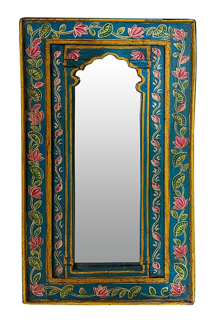 Multi-Colored Recycle Wood Mirror by Artisans Rose at Pernia's Pop Up Shop