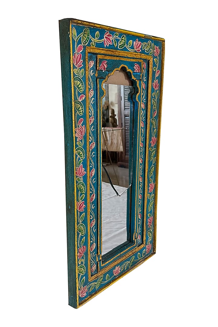Multi-Colored Recycle Wood Mirror by Artisans Rose at Pernia's Pop Up Shop
