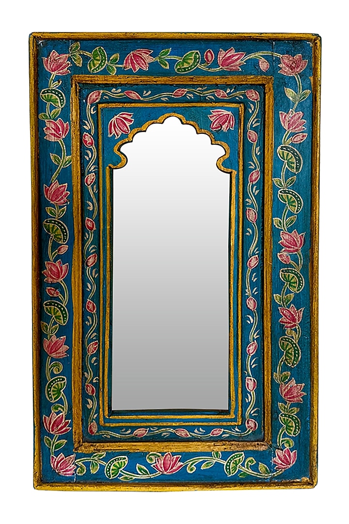 Multi-Colored Recycle Wood Mirror by Artisans Rose at Pernia's Pop Up Shop