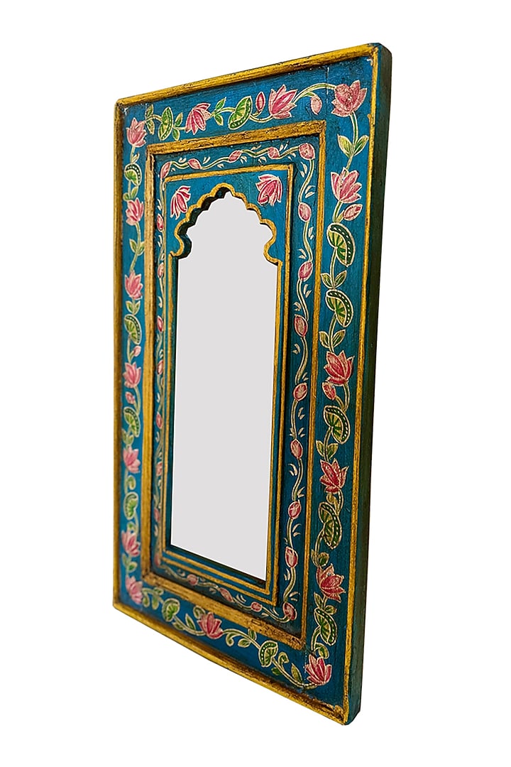 Multi-Colored Recycle Wood Mirror by Artisans Rose at Pernia's Pop Up Shop