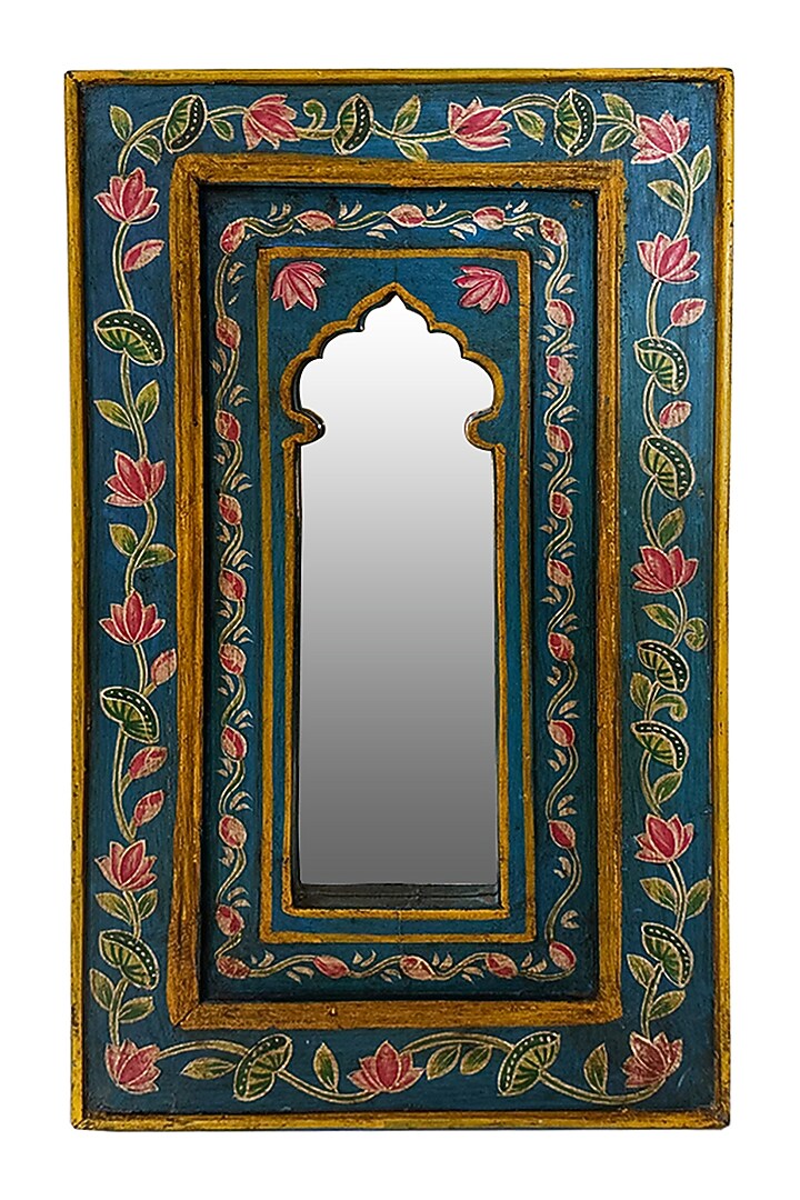 Multi-Colored Recycle Wood Mirror by Artisans Rose at Pernia's Pop Up Shop