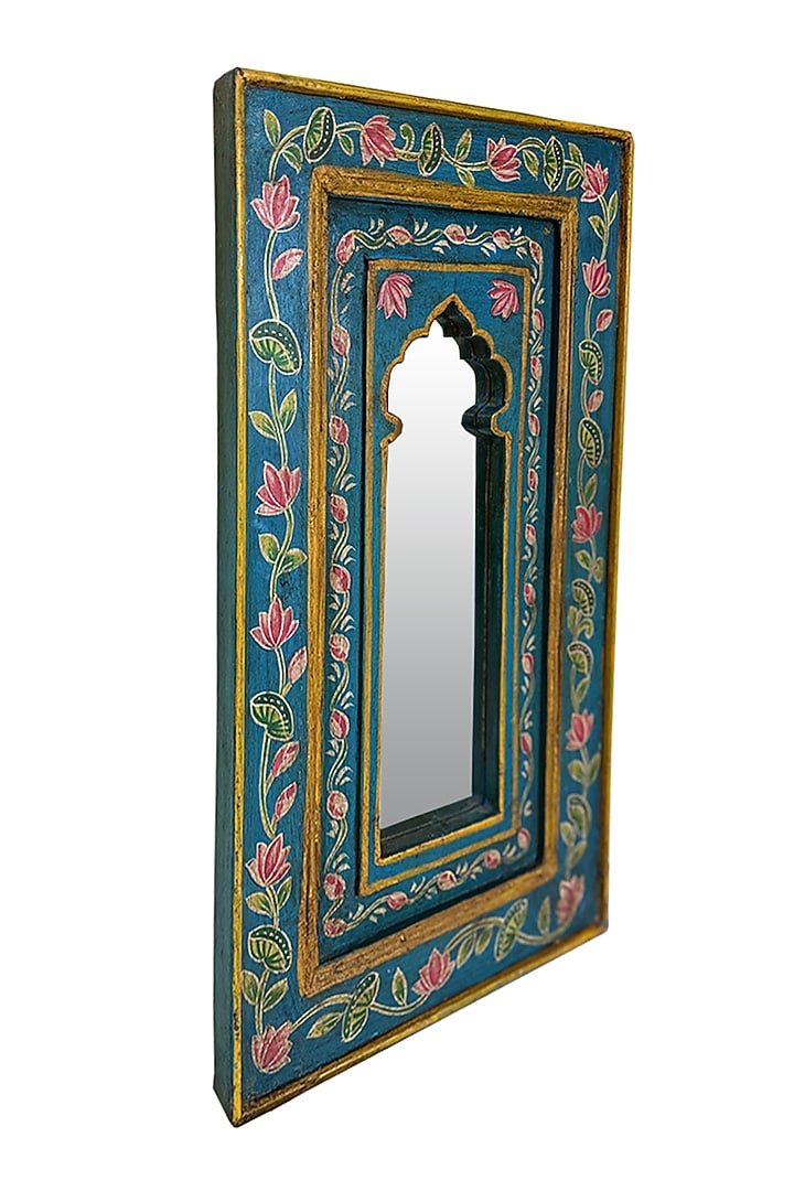 Multi-Colored Recycle Wood Mirror by Artisans Rose at Pernia's Pop Up Shop